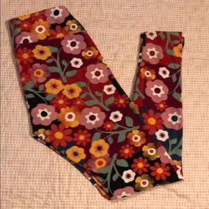 LulaRoe Floral Leggings